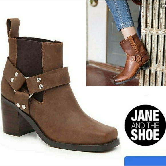 JANE AND THE SHOE Shoes - Sassy Ass Kicky Jane and the Shoe Leather Booties